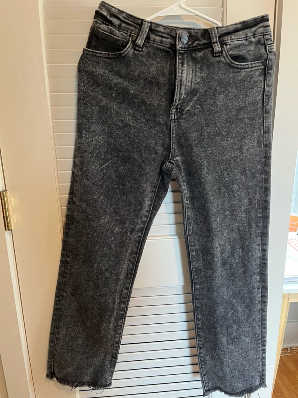 Kendall & Kylie Acid Washed Black Denim Jeans